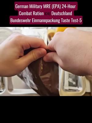 German Military MRE ( EPA ) 24H combat ration deutschland Bundeswehr Eimmannpackung taste test #german #military #mre #combat #ration #bundeswehr #taste 