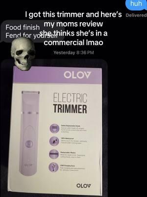 My mom does a review of these trimmers from the tiktok shop #olov #olovtrimmer #shavingtips #shaving #groomingtips #womensshaver #mensgrooming 