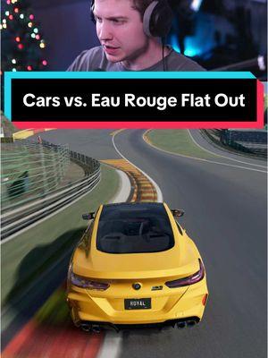 Cars vs. Eau Rouge Flat Out #beamng #beamngdrive #beamngcrash #spafrancorchamps #eaurouge #simracing 