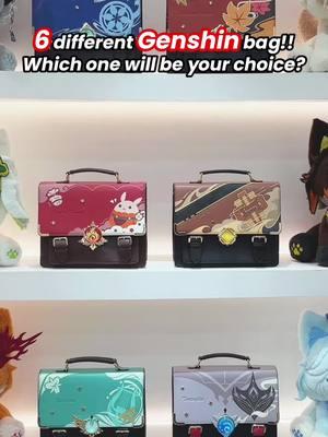 6 different Genshin bag!! Which one will be your choice? #genshin #xiaogenshinimpact #tartagliagenshinimpact #tartaglia #zhongligenshinimpact #genshinmerch #ventigenshinimpact #kazuhagenshinimpact #accessories #animemerch #fyp