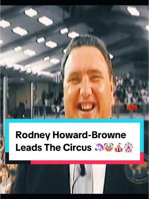 Rodney Howard-Browne  Leads The Circus 🦄🤡🎪🎡 #rodneyhowardbrowne #circus #church #pentecostal #pentecostaltiktok #charismatic #craziness #loons #christians #holyspiritactivate #christiantiktok #atheist #atheism #atheisttiktok 