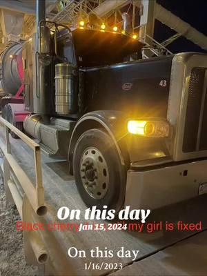 #onthisday #ladytrucker4life😍 #indpendentwoman #bluecollarwomen #longnosepete #tankeryanker #389peterbiltlife 