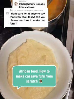 African food. How to make cassava/yuccaroot fufu from scratch #fufu #AfricanFood #africanfoodie #homecookedwithlove #howtomake #ghanatiktok #nigeriantiktok 