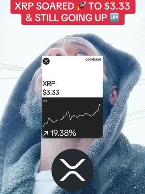 🚀 XRP EXPLODES! Breaking all barriers, XRP hits a jaw-dropping $3.33 and is still climbing! 💹 With momentum from global adoption, major partnerships, and a market frenzy, this rally is rewriting the crypto game. Bulls are in full control as traders eye $4 and beyond! Could this be the breakout we’ve all been waiting for? 🌕🔥 Don’t blink, or you might miss the moonshot of the year! #XRP #cryptotrading #ToTheMoon 