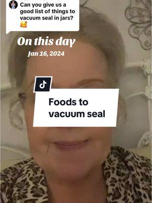 #onthisday Items to vacuum seal #foryou #fyp #TIKTOK #vacuum #seal #flour #coffee #meal #preserve 