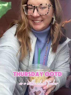 Have the best day sweet friends 🫶🏻 #itsthatjollylife #thatjollyteacher #backtowork #Thursday #OOTD #teacherootd #teacheroutfit #socialstudiesteacher #middleschoolteacher #teacher #teacherlife #kentucky #positivity #loveGodlovepeople #christian #christianteacher #teachersoftiktok #winter 