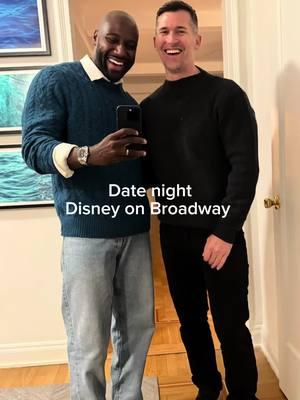 Our first date night of the year. Taking Jason to see The Lion King for the first time! Thanks for having us @Disney on Broadway that was such an amazing show  #datenight #lionking #date #broadway #gaytiktok #disneyonbroadway #fiance