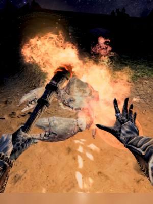 Replying to @tottallynotlink No mallows, but we got crabs! #skyrimvr #skyrim #campfire #gaming #vr #virtualreality #crabs #lastdaysoftiktok 