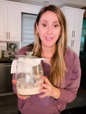 Sourdough Starter Day 2- Day 10 or whenever your starter doubles in size within 6 hours follow these instructions. #bread #breadtok #Recipe #sourdough #starter #sourdoughstarter #food #fyp #spinningdishes 