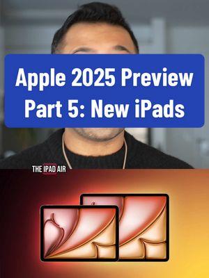 Apple 2025 Preview Part 5: New iPads 🔮 #tailormadetech #apple2025 #applepredictions #applerumors  