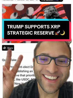 🚨TRUMP SUPPORTS XRP STRATEGIC RESERVE 🚀🌙  #crypto #xrp #ripple #srategicreserve #cryptonews #bitcoin #btc #ethereum #eth #xrpnews #xrparmy #xrpcommunity #cryptonews #cryptotok #nfa #trump #cryptoinvesting #investing #bullish #altcoinseason 