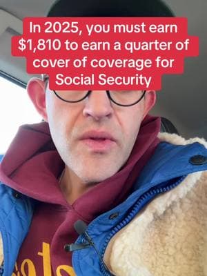 To be eligible for SSD benefits, you must have earned sufficient quarters of coverage through paying taxes on your income. In 2025, you must earn $1810 to accumulate a single quarter of coverage.  #ssa #disability #ssi  #disabilitybenefits #Socialsecuritydisability #ssdi #disabilitylawyer #socialsecurity