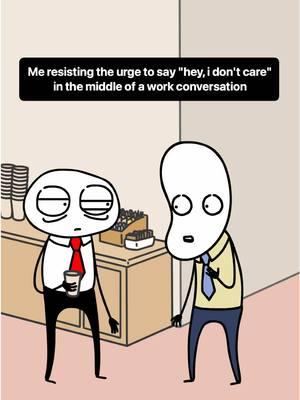 This level of self control deserves a Nobel Peace Prize… 🫢 #worklife #corporatehumor #introvertstruggles #introvertproblems #officelife 