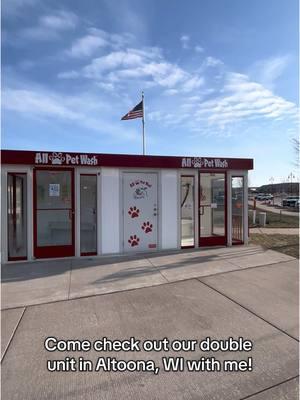 Hey pet parents! 👋 Check out our self-serve dog wash unit in Altoona, WI! Bath time for your pup has never been easier with All Paws Pet Wash 🐶 #dogwash #dogbath #petwash #selfservedogwash #dogcare #petcare #doggrooming #doglife #doglove #allpawspetwash #dogtok #fyp #foryoupage 