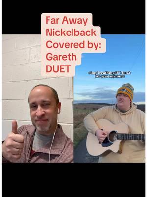 #duet with @nickelback #gareth #nickelback #fyp #fypシ #rock #fypシ゚viral #harmony #viraltiktok #idonotowncopyrights  I remember when the carmony I did of this song went viral. One of my favorite songs to cover, and after hearing this version by @Gareth I had to jump in!! Here is Nickelback’s “Far Away,” covered by Gareth!!🤟