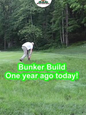 This video was crazy! #backyardgolfcourse #fieldofdreams #bunker 