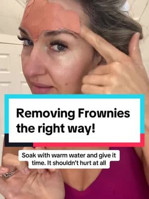 #onthisday if tiktok goes away….just want to make sure you know how yo remove your frownies before ae go! #frownies #tiktokban #seeyousoon #wrinkletreatment 