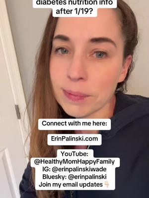 Let’s stay in touch 👇🏻 Blog: Erinpalinski.com YouTube: @HealthyMomHappyFamily  IG: @erinpalinskiwade Bluesky: @erinpalinski You can also get my email updates by joining below as well  (or leave your email in the comments & I’ll add you) #tiktokban #massfollowing #stayconnected #diabetesdietitian #tiktokdietitian #tiktoknutritionist 