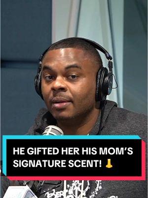 He bought his girlfriend his MOTHER’S signature scent! Cute or creepy? 👃  #perfume #perfumetok #perfumery #signaturescent #signaturescents #scents #lol #podcastclips #podcast #funnyvideos 