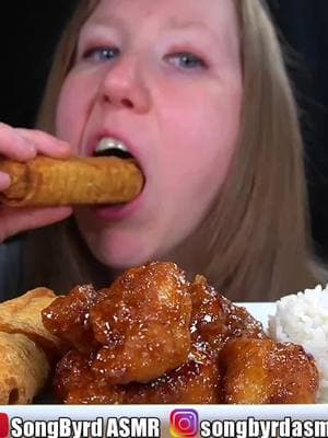 Orange Chicken ASMR #fyp #asmr #mukbang #asmreating #mukbangeatingshow #eatingsounds #Foodie #foodasmr #asmrsounds #fastfood #chinesefood #orangechicken 