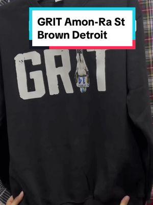 R U Ready to wear Grit shirt 🥰 #football #footballsweatshirt #gritamonrastbrown #detroitlions #detroit #lions #giftforhim 