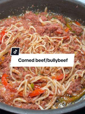 Corned beef Jamaican food  #jamaicantiktok #jamaicanfood #recipes #creatorsearchinsights #Recipe 