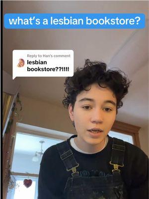 Replying to @Han lesbian bookstore! We didn’t invent it and we’re not the only one- we’re working in a really cool radical tradition of lesbian and feminist community spaces :) #bookrecs #BookTok #bookrecommendations #usedbookstore #bookstore #indiebookstore #lesbiansoftiktok #lesbianbooks 