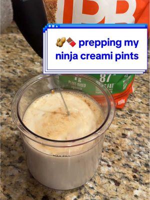 Can’t wait to see how these turn out 🤤 What should I use for mix-ins? #ninjacreami #peanutbuttericecream #chocolatepeanutbutter #pbfit #cleansimpleeats #creamirecipes #ninjacreamirecipe 