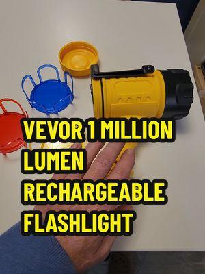 VEVOR FLASHLIGHT, 1 MILLION LUMENS, RECHARGEABLE, SPOTLIGHT, WATERPROOF, SUPER BRIGHT, 4 DETACHABLE LENS. #flashlight #light #lights #lighting #flashlights #Outdoors #Hiking #hunting #fishing #fy  #work #survival #survivalitem #rechargable #emergency #fyp #vevor #vevorproducts #fypシ゚viral #viral #tiktok #fypage #vevorflashlight #vevorttshop #bright #lumens #outdoorsman #camping #ttslevelup #sale  #mademyyear #ttsdelightnow #giftguide #spotlightfinds #treasurefinds #TikTokShop #tiktokshopnewyearnewaura #tiktokshoplastchance #sales #tiktokshoploveatfirstfind #deal  #tiktokshopcreatorpicks #sell #tiktokshopping #trending2024 #viralvideos #onsale #flashsale #giftideas #giftidea #gift #look #tiktokshopfinds #tiktokfinds #tiktokfind #tiktokviral #ttsacl #tiktokviralvideo #lookatthat #tiktokmademedoit #getyours #today #tiktokmademebuyit #foryou #foryoupage #trending #wow #see #seeinthedark @HAIDEE_Vevor @vevor shop @Vevor_US 