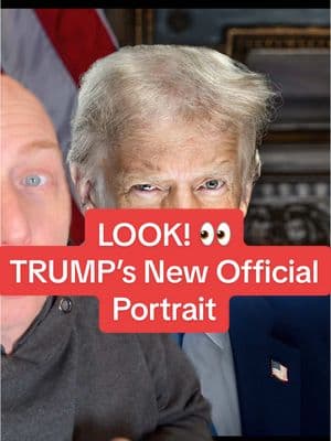 What do you Notice About Trump’s Offical Portart?  #politicstiktok #politicaltiktoker #donaldtrump #trump #politicaltiktok 