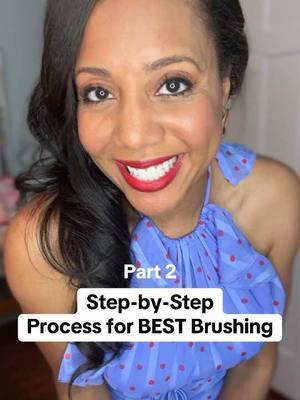 My Step-by-Step Process for BEST Brushing (From a Dentist)! . . . . . #brushing #teethbrushing #brushyourteeth #oralhealthtips #dentalhealth #dentist #dentaltip 