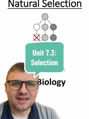 Unit 7.3: Selection #apbiology #apbio #biology #science #evolution #naturalselection #artificalselection #adaptation 