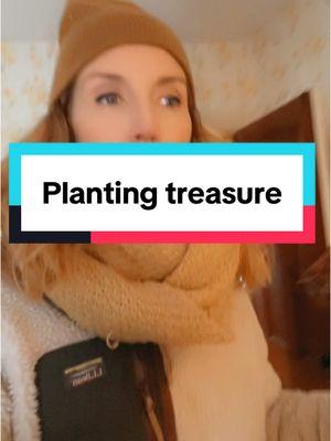 Planting treasure #estatesale #thrifting #connecticut #estatesales #treasure #thrifttok #designerbag 