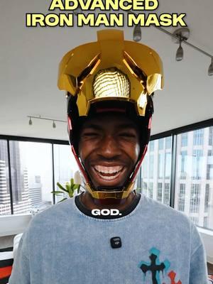 This Iron Man mask is ridiculous 😭 #ironman #tech #techreview #review #technology #techgadgets #tussalty 