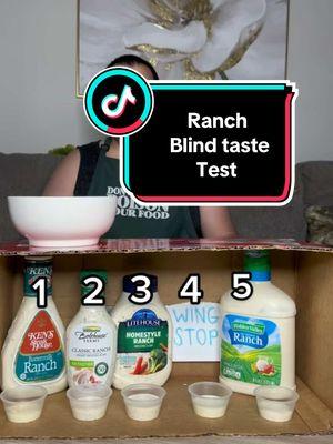 Throwback! Ranch blind taste test! #ranch #hiddenvalley #wingstopranch #wingstop #foodreview #foodcritic 