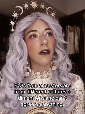 Ancestors, am I right?  #wildmother #andromedathecelestial  #sagatheseer  #ancestors #occosplay  #originalcharacter #onthisday  #spiritualhumor 