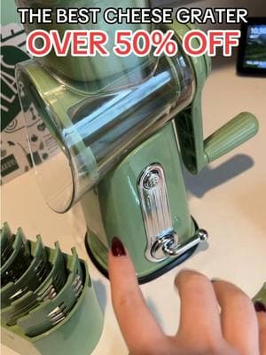 You could use this cheese grater for so many things. We love it. #newyearnewaura #tiktokshopsummersale #ttsacl #tastemakerslaunch#tiktokmademebuyit #tiktokshopfinds #deals #deal #sale #sales #flashsale #SuperBrandDay #tiktokshopmusthaves #summersale #tiktokshopsummersale #tiktokshopspringsale #spotlightfinds #tiktokshopcreatorpicks #ttslevelup #cheesegrater #grater #foodslicer #kitchenappliances #rotarycutter 