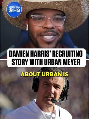 Do NOT wear blue cleats around Urban Meyer 😂 Damien Harris explains his recruiting experience with the Hall of Fame coach #cfb #CollegeFootball #footballtiktok #ohiostatebuckeyes 