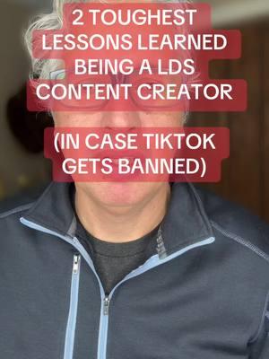 In case Tik Tok gets banned, thought I would share some lessons we learn and some of the things we loved about our time posting us LDS content craters since this app started. These are things that you can experience whether on TikTok or other social media. I do think Tik Tok will not be banned, but thought I would share this just in case that happens. #thechurchofjesuschristoflatterdaysaints #prolds #bookofmormonsquad #lds #bomsquad #christian #mormon #ibelieveinchrist #faith #bible #bookofmormon  