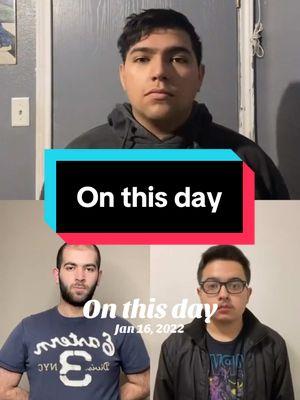 #onthisday @Davidlee “D.R.” Ramos @Mohammad Abuomar🇵🇸 #fyp #foryou #xyzbca #tiktokthrowback #throwbackthursday #tiktokmemories #throwback #memories #rockyvasquez #davidleeramos #mohammadabuomar 