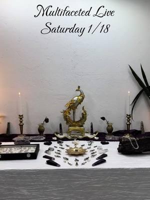 Multifaceted LIVE SATURDAY 1/18 at 9:30am MST/11:30am EST. Brand NEW Jewelry Drop 💎 All multi gemstone, unique, faceted pendants, Garnet and new Spinner/Fidget Rings. Chlorite Lemurians from Colombia and more 💚 Come hang out with us this Saturday! @Healing Spirit Sanctuary  #healingspiritsanctuary  #gems #multifaceted #gemstone #gemstones #gemstonejewelry #crystaltok #crystaljewelry #crystalenergy #crystalhealing #highvibrations #phoenixrising #dragonlady #magick #highvibes #manifestar 