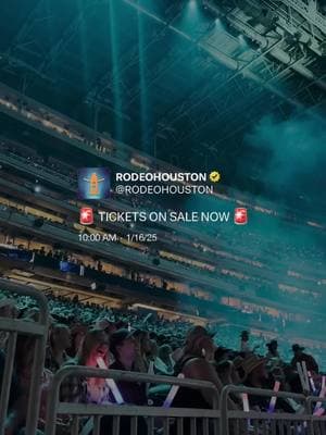 RODEOHOUSTON Ticket Alert ‼️     🎟️ 3/4-13 tickets go on sale at 10 a.m.  🎟️ 3/14-23 tickets go on sale at 2 p.m.  #rodeohouston #tickets #rodeo #concert #2025rodeohoustonlineup 