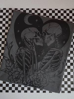 Skelly Lovers 😍 Link in bio 💀 #altoutfits #summoning #blackoutfit #ValentinesDay #Gothic #graphictees #altgirl #gothgirl #alternative #alttiktok #oversizedtee #grungeaesthetic #grungeoutfit 