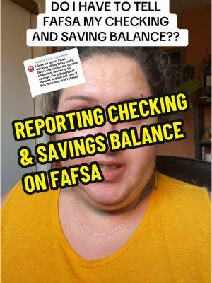 Replying to @Plant FAFSA works on skip logic, so if you didn’t see the screen you don’t have to answer the question. If you see the assets screen, you have to answer questions about child support, checking and savings account balances, investments, and businesses or investment farms. If you don’t see the assets screen, another answer you gave on FAFSA means you don’t have to report assets. There’s no need to worry about whether you did something wrong — the application is working as expected. #FinancialAid #FinancialAidTips #FAFSAExplained #FAFSAHelp #CollegeApplications #ClassOf2025 #ApplyingToCollege #CollegeLife 