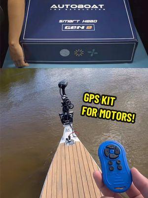 AutoBoat GPS Remote Control Adapter Converts Basic Trolling Motors To Smart Motors! Available at TBNation.net  use discount-code “KAYAKDIY” #fishing #boats #bassfishing #walleye #crappie #muskie #northernpike #snook #snapper #sheepshead #skiff #bassboat #jonboat #aluminumboats #bassraider #gheenoe #kayakfishing #fishingkayak #trollingmotor #minnkota #fyp 