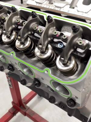 Dart 434 Long Block topped with a set of Frankenstein F710 Heads and Jesel Shaft Mount Rockers🔥  #thompsonmotorsports #lsswap #lsswaptheworld #lsengine #turbo #enginebuild #dragrace #grudgerace 