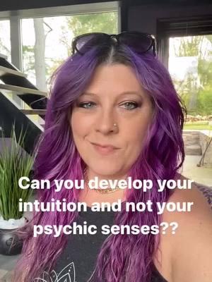 Can you develop your intuition and not your psychic senses? . 🔮 If you would like access to the free Spirit Guide video training go to my link in bio. . #spiritguidehelp #healingwithyourguides #spiritualawakening #awakeningconsciousness #empathhealing #empathawakening #empathhealing #higherselfhealing #psychiclifecoach #healingtrauma #manifestyourbestlife #lawofattraction . ❌ P.S.: BEWARE OF SCAMMERS impersonating me. I stopped doing readings years ago and focus on teaching because it’s way more empowering and impactful teaching than giving a quick reading.