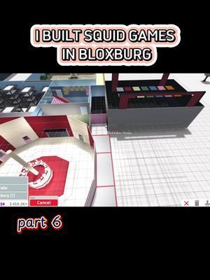 Part 6: I BULT SQUID GAMES IN BLOXBURG #fyp #vrial_video #tik_tok #treanding #inbloxburg