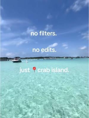 JUST crab island! Book today!  #crabisland #destinfl #destin #crabislandjimmyscharters 