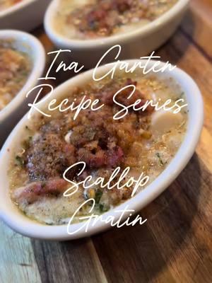 Ina Garten Recipe Series - Scallop Gratin #inagarten #inagartenrecipes #food #scallops #scallopsrecipe #scallopsgratin #fyp #foryoupage 